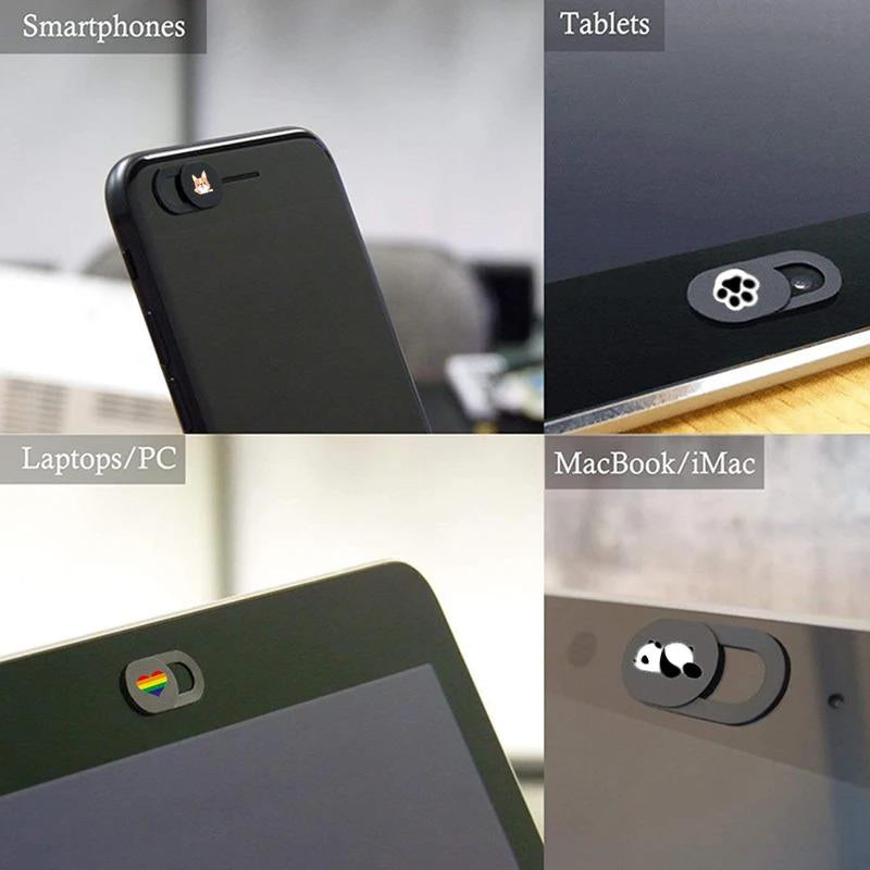 Webcam Cover Slide, Ultra Thin Phone Camera Cover, Camera Cover Blocker for Macbook, Imac, Laptop, Desktop, Pc, Ipad, Iphone, Tablet